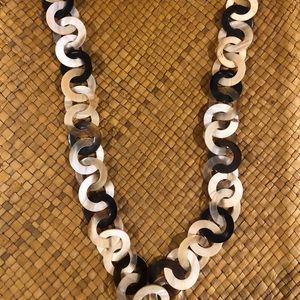 Faux tort link necklace